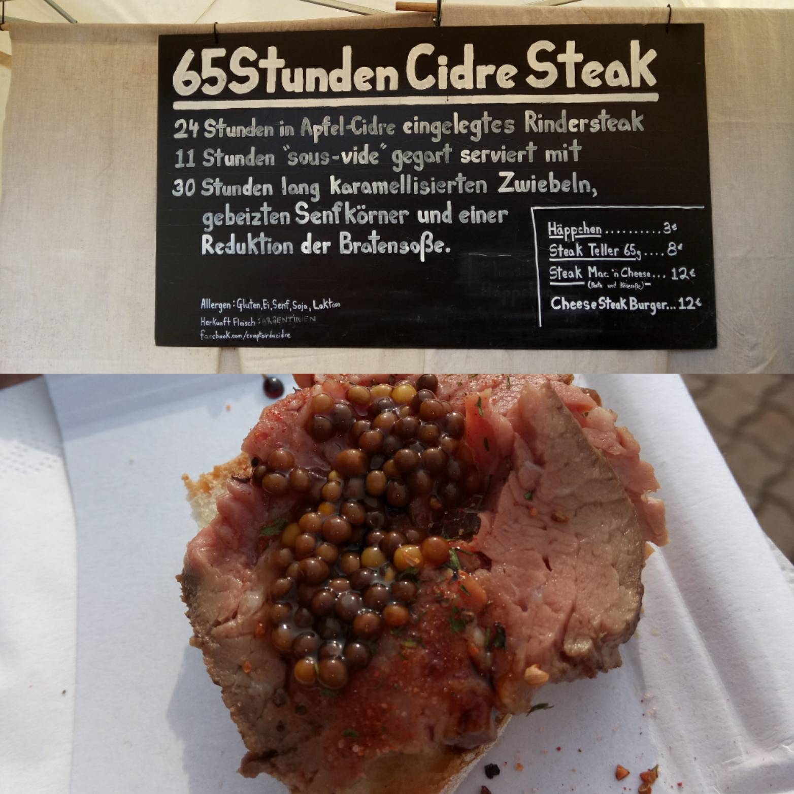 Street Food, Cidre Steak