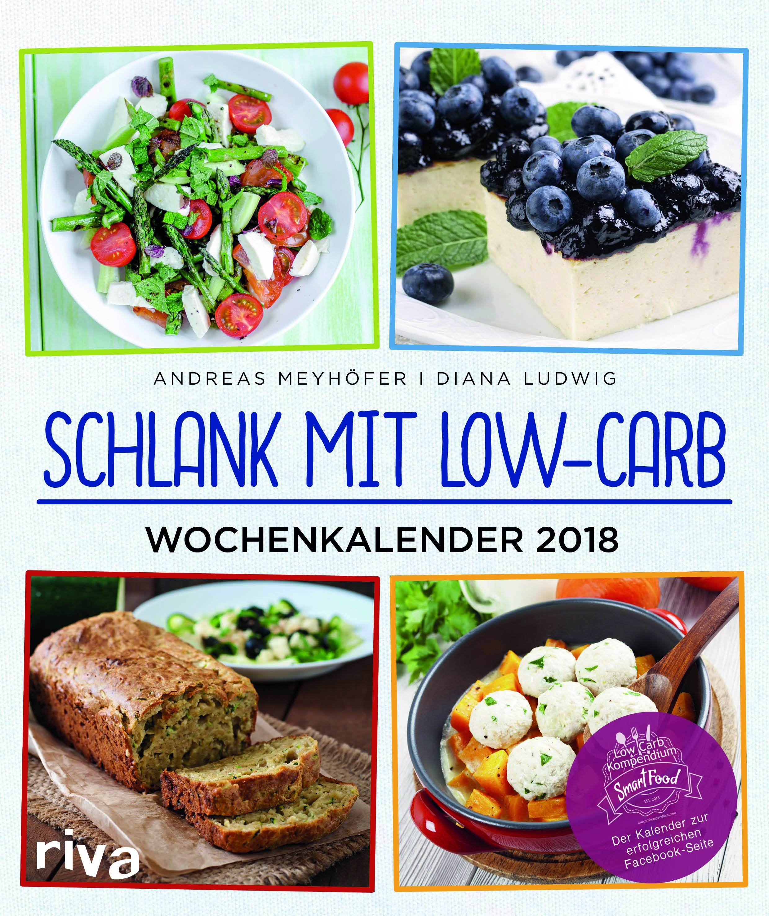 Schlank mit Low-Carb – Wochenkalender 2018