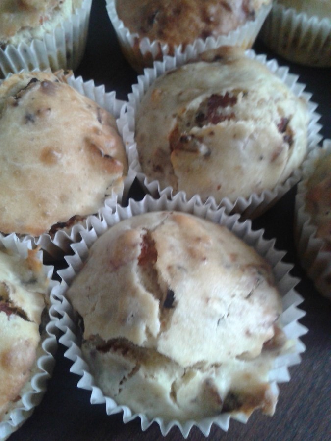 Muffins mit frischen Heidelbeeren