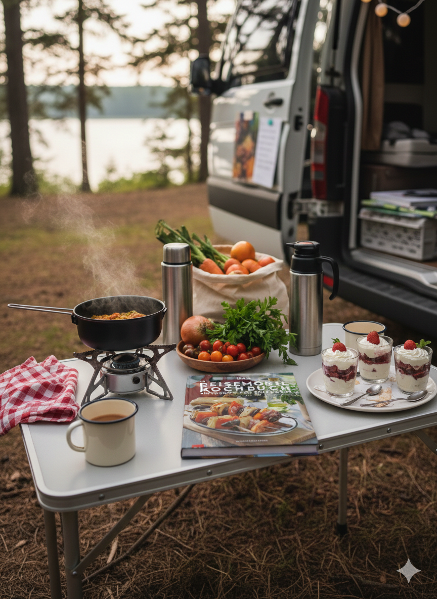 Freiheit auf Rädern: „Das Reisemobil Kochbuch“ – Dein kulinarischer Kompass für unterwegs
