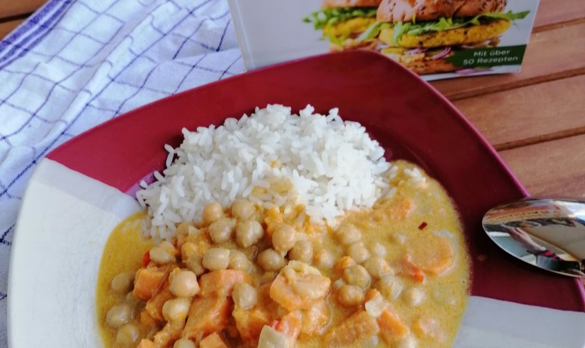 Rezept für Süßkartoffel-Curry aus dem Kochbuch zum Veganuary